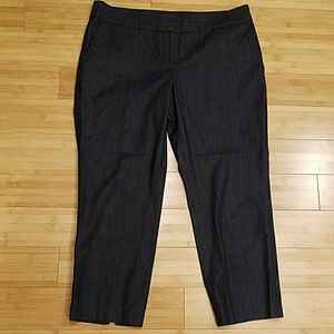 3 for💲10!  Loft Marisa Crop Pant Dark Denim Color